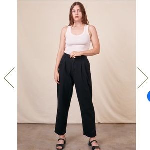 Big Bud Press basic black trousers